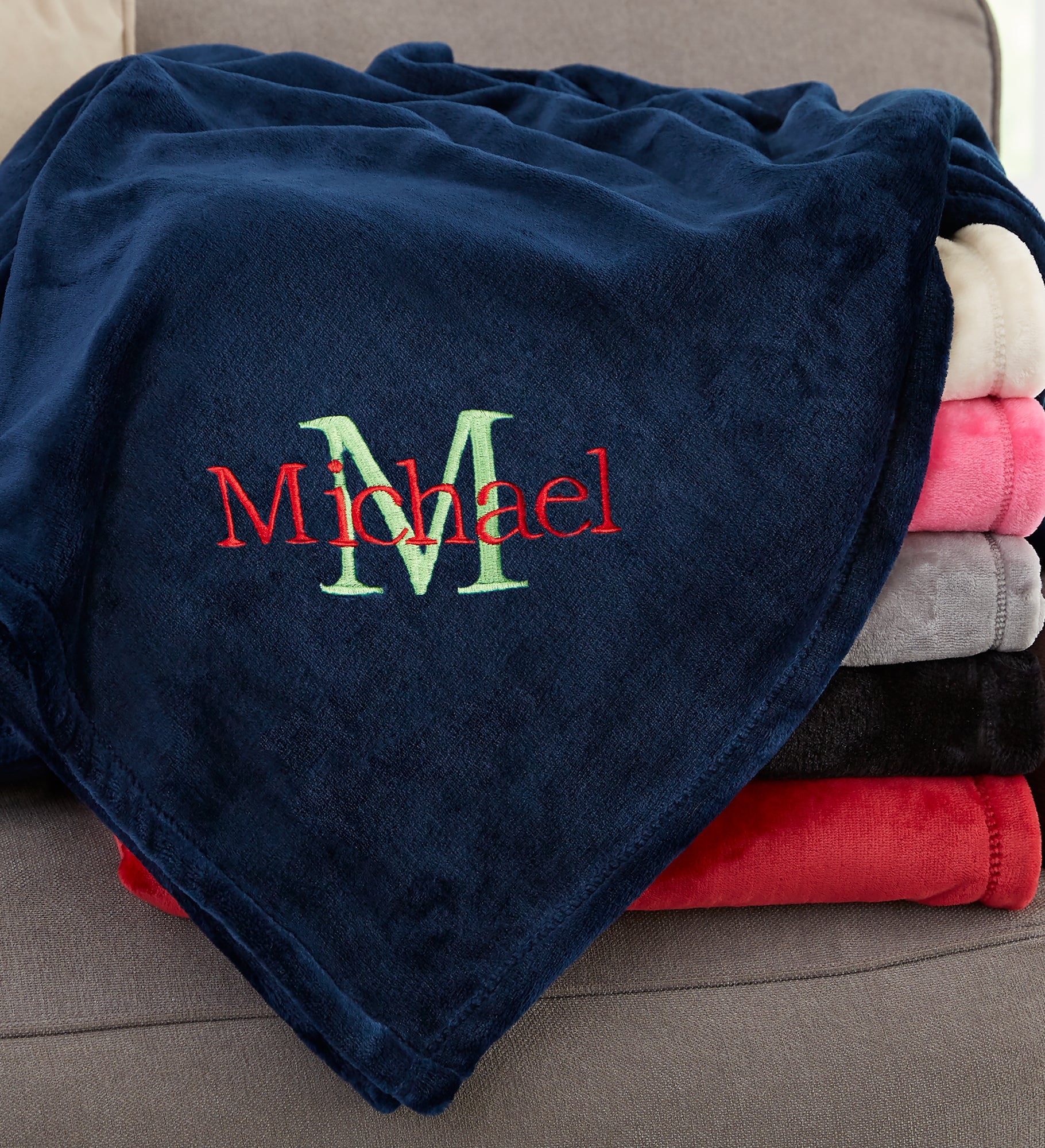 All About Me Personalized Fleece Blanket